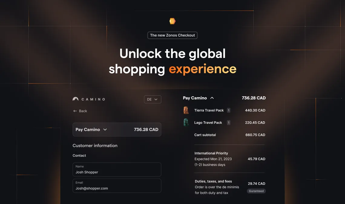 Checkout hero image